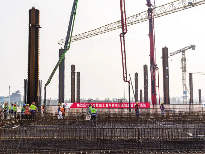 Projet de la gare de l'Est de Shanghai