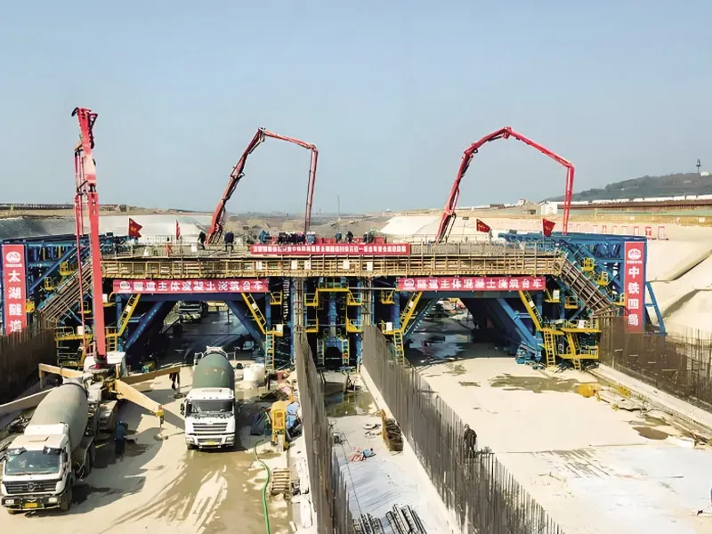 Projet de tunnel du lac Taihu à Wuxi